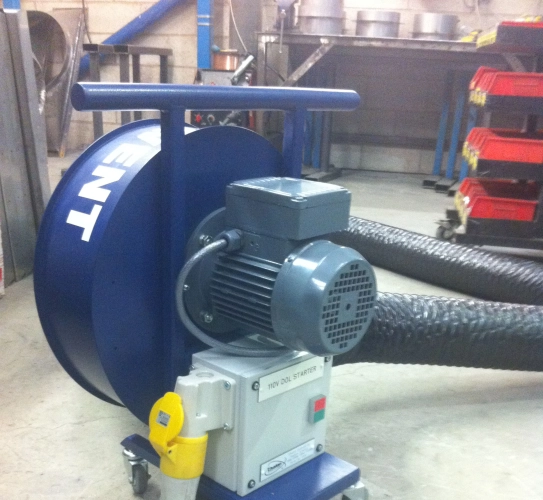 Mobile Fume Extraction Fans are an ideal solution for applications where you need to remove fumes without filtering them first