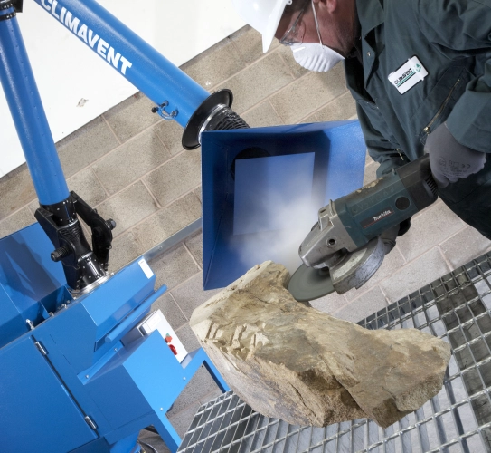 Mobile Dust Extraction Units used during sanding applications using a bespoke hood design