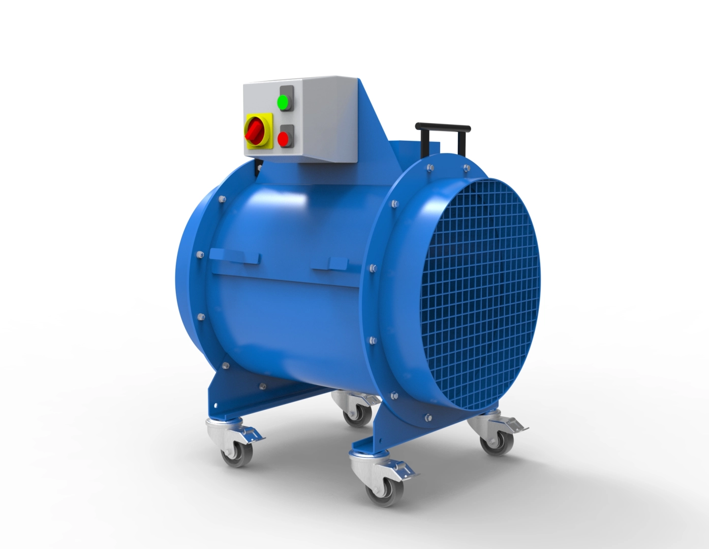 Axial low pressure extraction fan ideal for fume applications.