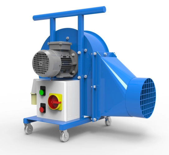 Mobile Fume Extraction Fans are an ideal solution for construction or workshop applications