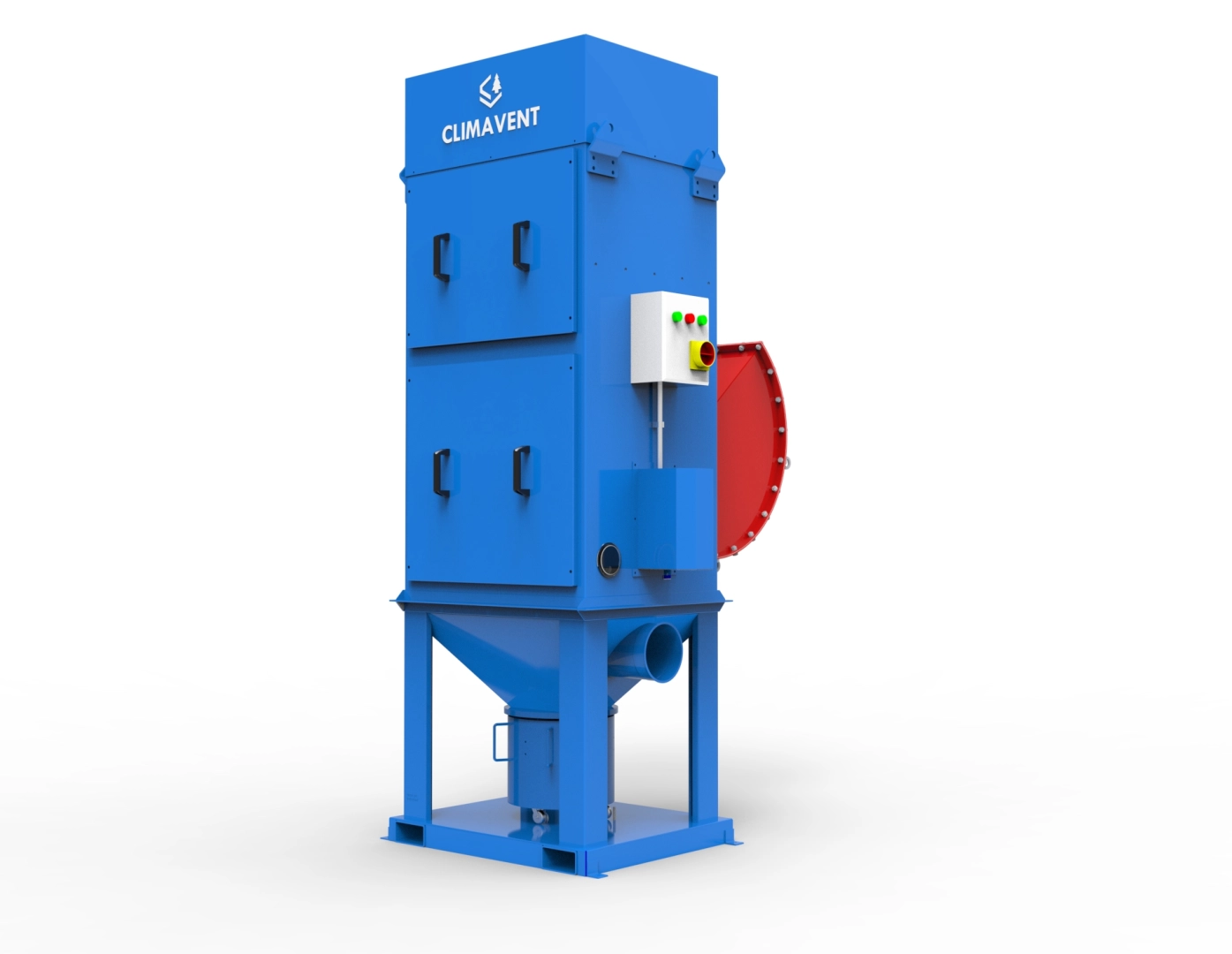 Auto Shaker Dust Extraction Units available with explosion protection inc. flameless vents